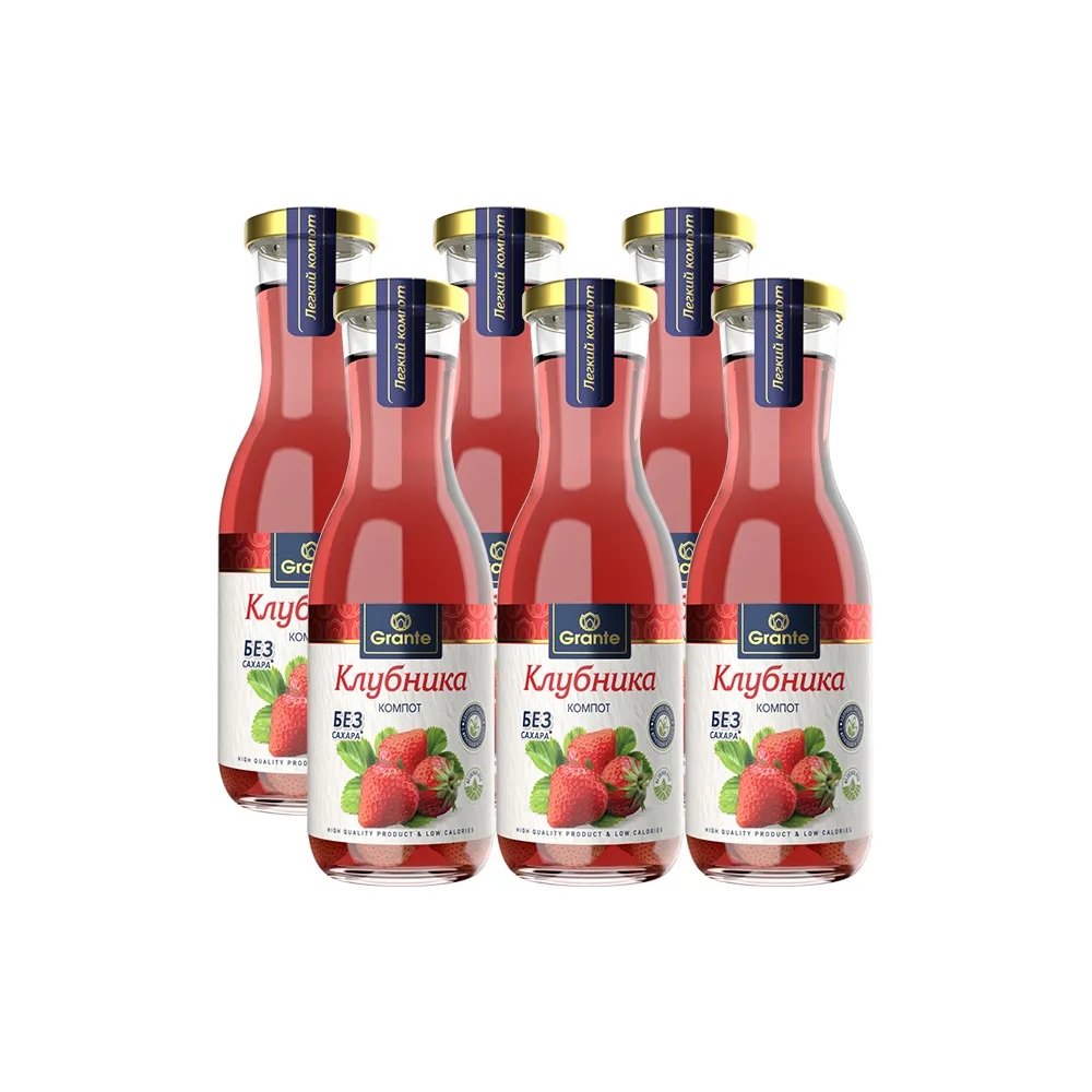 

Компот Grante Клубника 6 шт по 1л