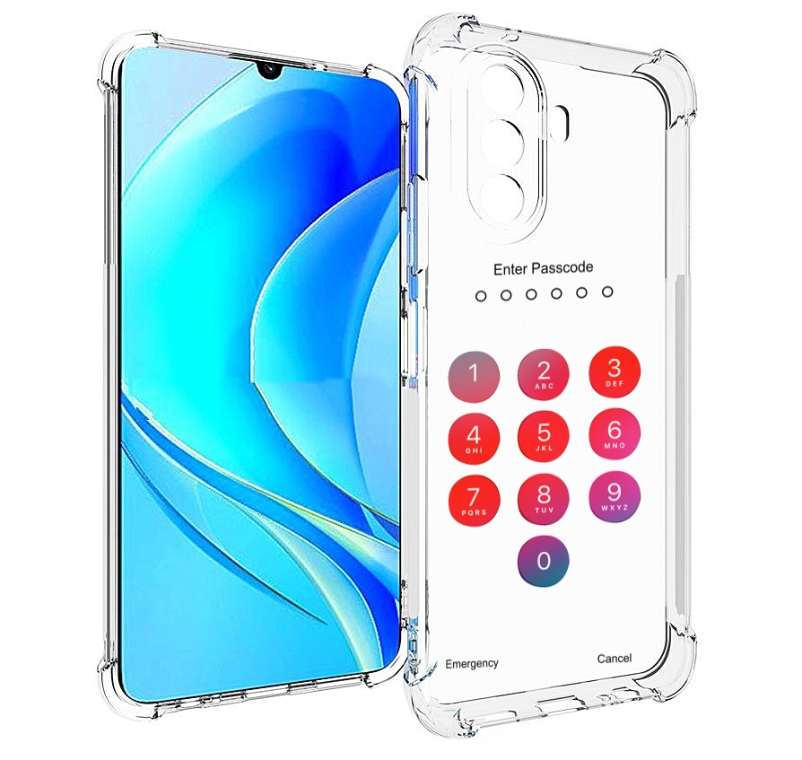 

Чехол MyPads введите-пароль для Huawei Nova Y70 / Nova Y70 Plus (MGA-LX9N), Прозрачный, Tocco