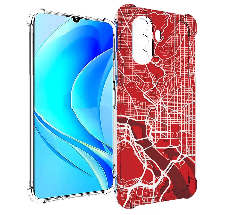 

Чехол MyPads векторная-карта для Huawei Nova Y70 / Nova Y70 Plus (MGA-LX9N), Прозрачный, Tocco