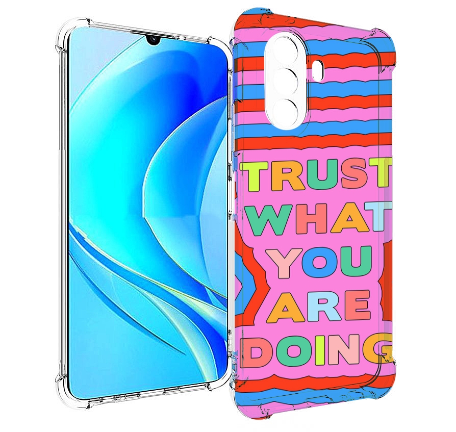 

Чехол MyPads верь-в-то-что-ты-делаешь для Huawei Nova Y70 / Nova Y70 Plus (MGA-LX9N), Прозрачный, Tocco