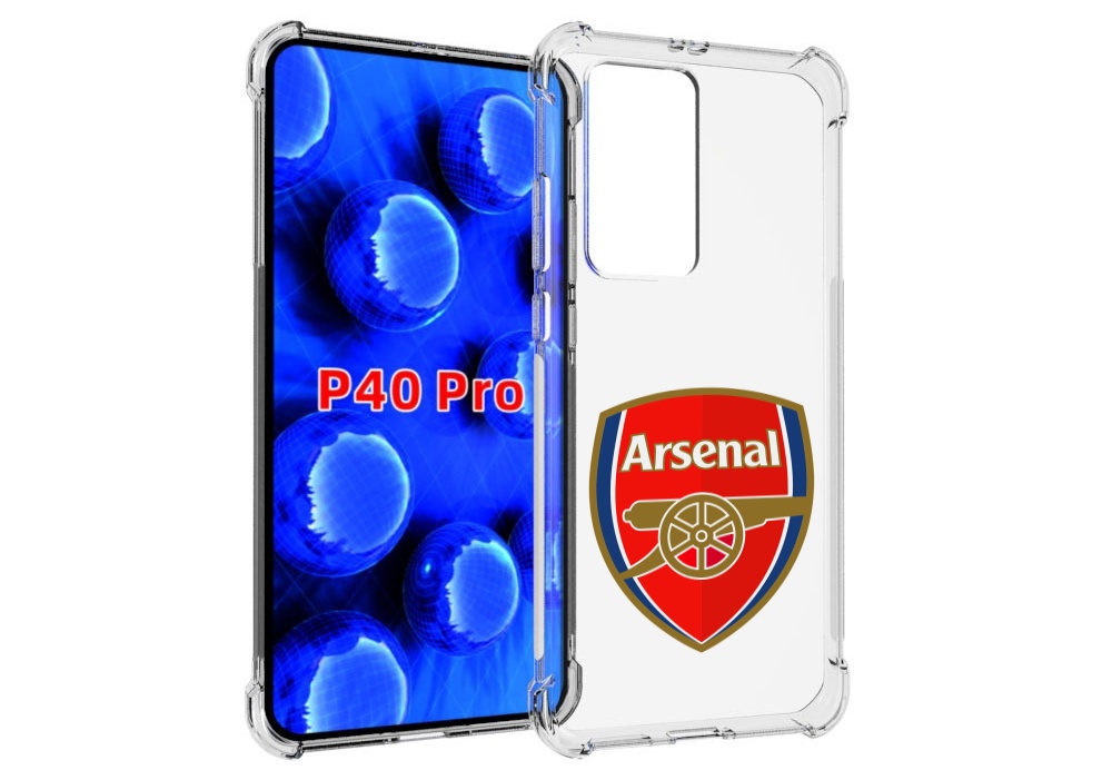 

Чехол MyPads фк-арсенал-2 для Huawei P40 Pro противоударный, Прозрачный, Tocco