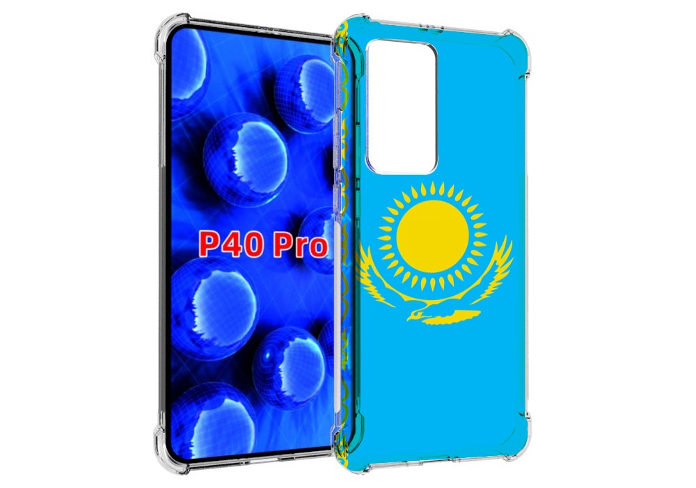 

Чехол MyPads флаг Казахстана-1 для Huawei P40 Pro противоударный, Прозрачный, Tocco