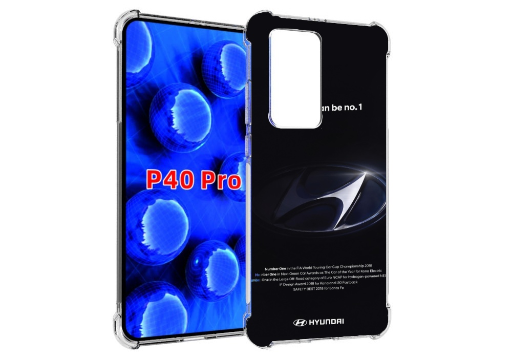

Чехол MyPads хендаи hyundai 3 для Huawei P40 Pro противоударный, Прозрачный, Tocco