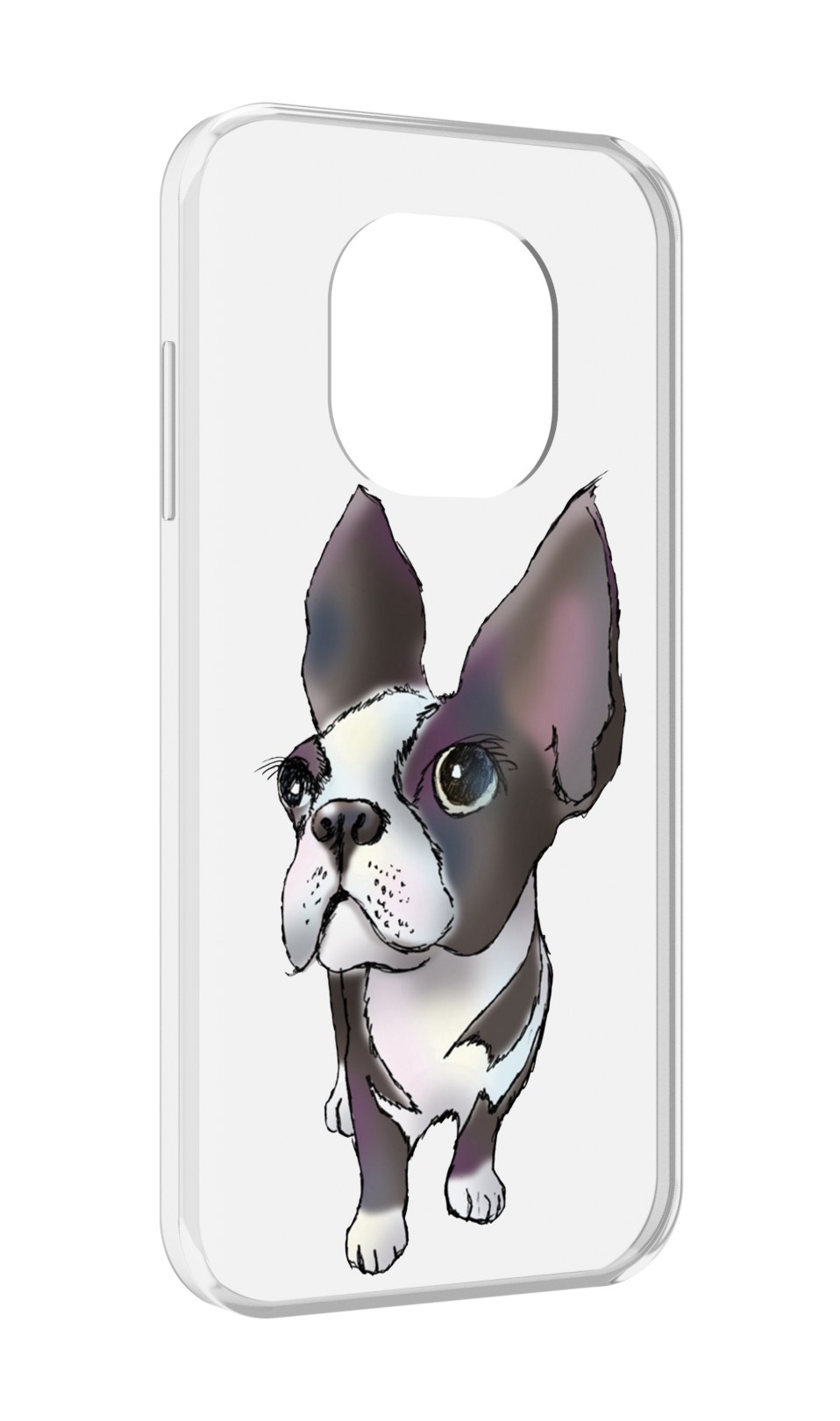 

Чехол MyPads Бульдожка для Blackview BL8800 / BL8800 Pro, Прозрачный, Tocco