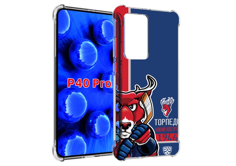 

Чехол MyPads хк торпедо нижнии новгород мужской для Huawei P40 Pro противоударный, Прозрачный, Tocco