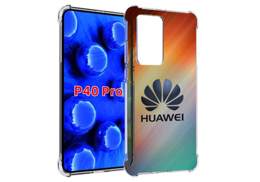 

Чехол MyPads хуавей на фоне сияния для Huawei P40 Pro противоударный, Прозрачный, Tocco