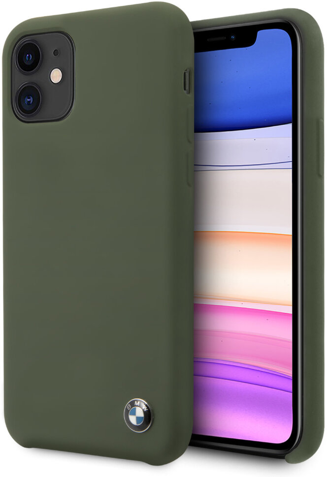 

Чехол BMW Signature Liquid silicone Hard TPU для iPhone 11 "Полночный зеленый"