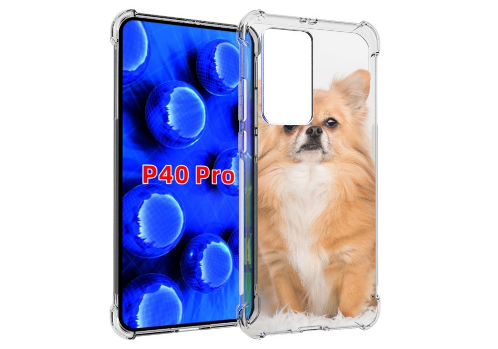 

Чехол MyPads чихуа хуа для Huawei P40 Pro противоударный, Прозрачный, Tocco