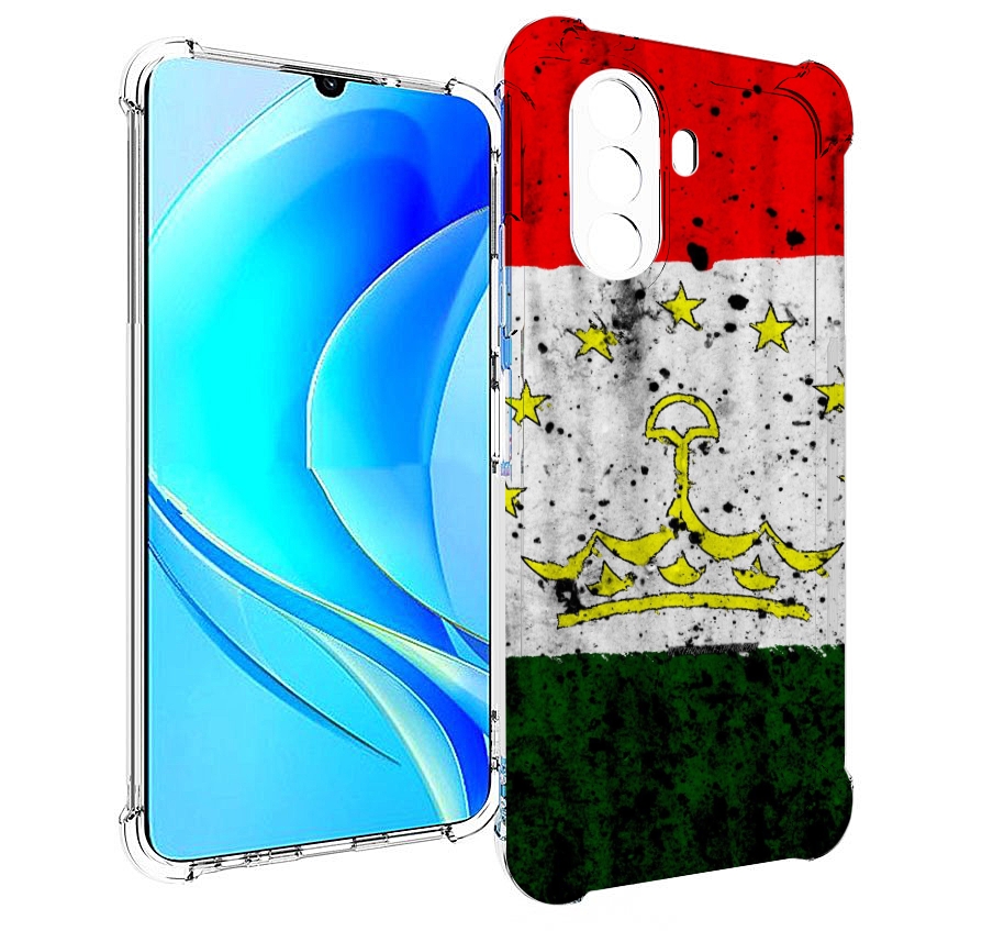 

Чехол MyPads герб флаг таджикистан для Huawei Nova Y70 / Nova Y70 Plus (MGA-LX9N), Прозрачный, Tocco