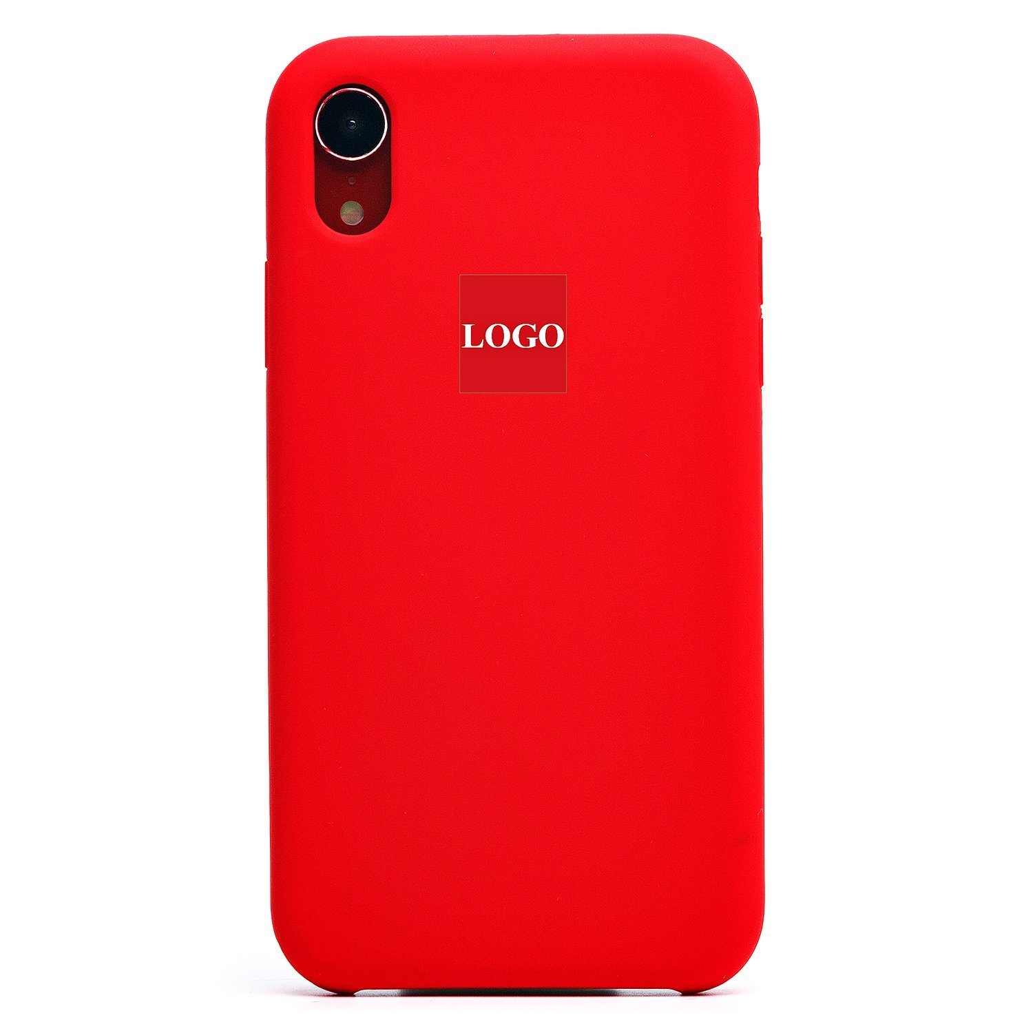 

Чехол iPhone XR силиконовый Soft Touch <красный> (премиум)