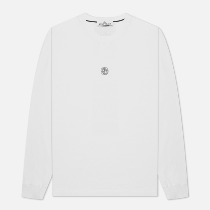 фото Лонгслив мужской stone island 75152ml80 белый s