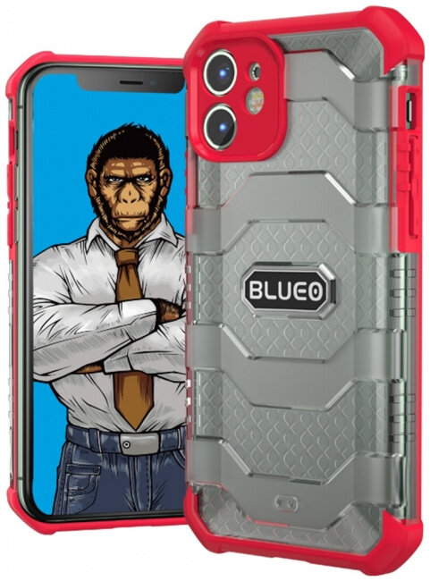 фото Чехол blueo military grade для iphone 11 красный