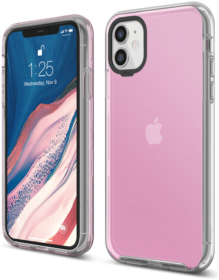 фото Чехол elago hybrid case для iphone 11 розовый