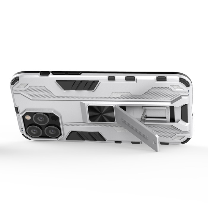 

Противоударный чехол KNIGHT Case для iPhone 13 Pro Max (серебряный)