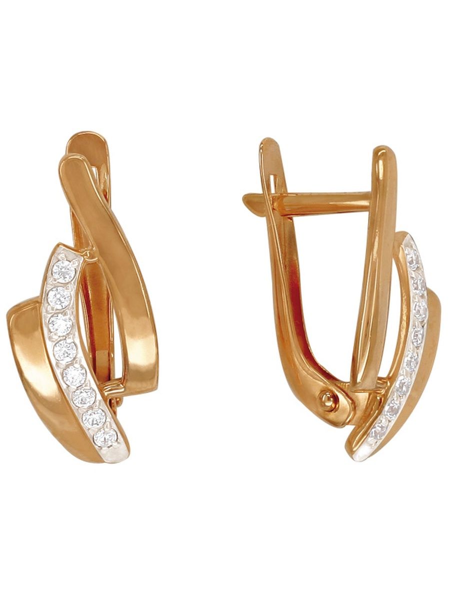 

Серьги из золота TEO MAORI 7210102831, фианит, 7210102831