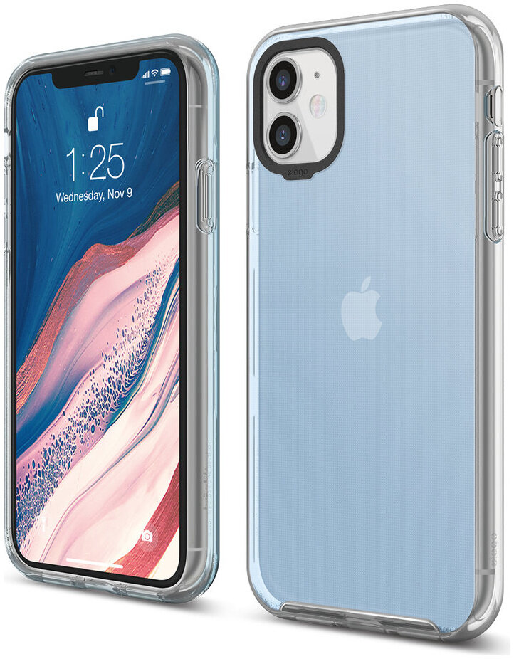 фото Чехол elago hybrid case для iphone 11 голубой