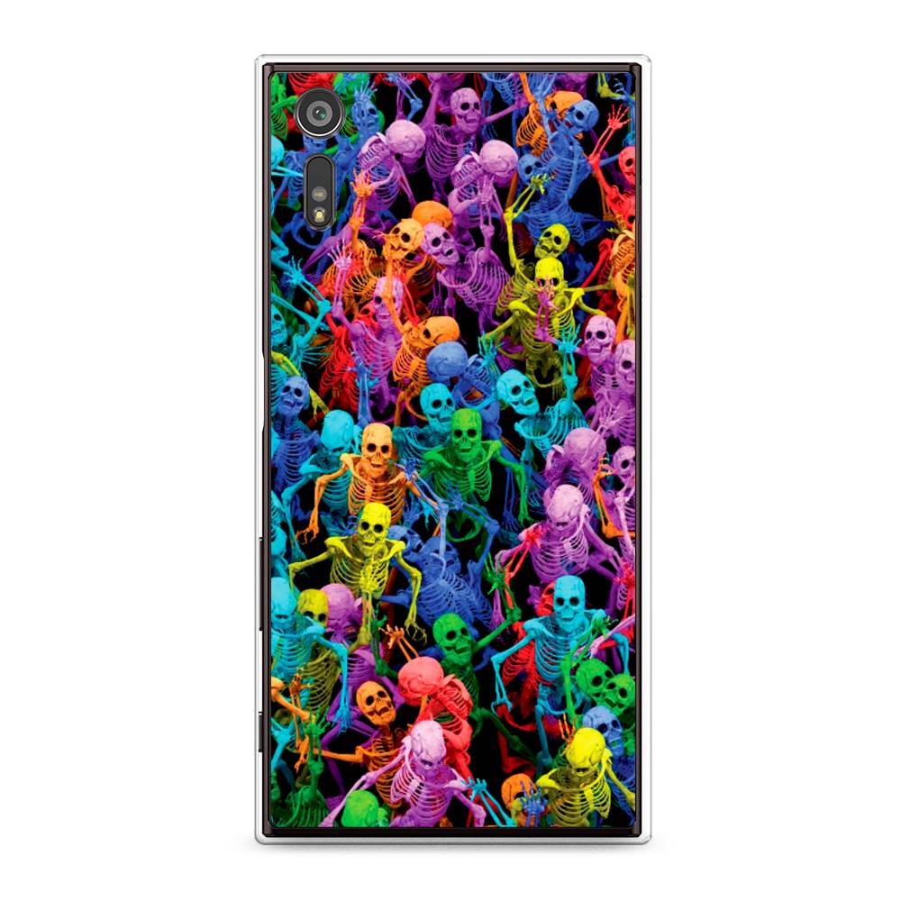 

Чехол для Sony Xperia XZ "Вечеринка скелетов", Фиолетовый;желтый;оранжевый, 51450-6
