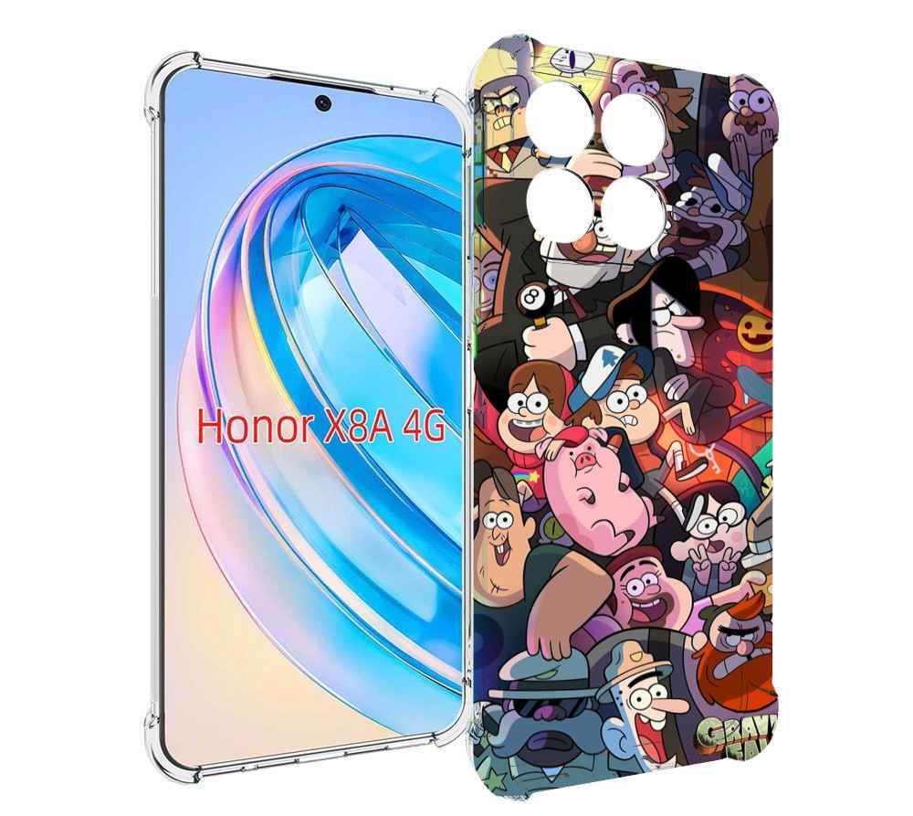 

Чехол MyPads гравити-фолз для Honor X8a, Tocco