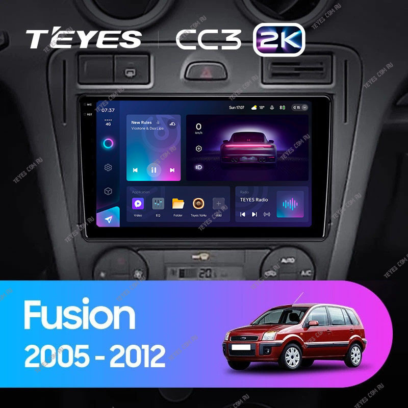 

Штатная магнитола Teyes CC3 2K 360 6/128 Ford Fusion 1 (2005-2012), CC3 2K 360