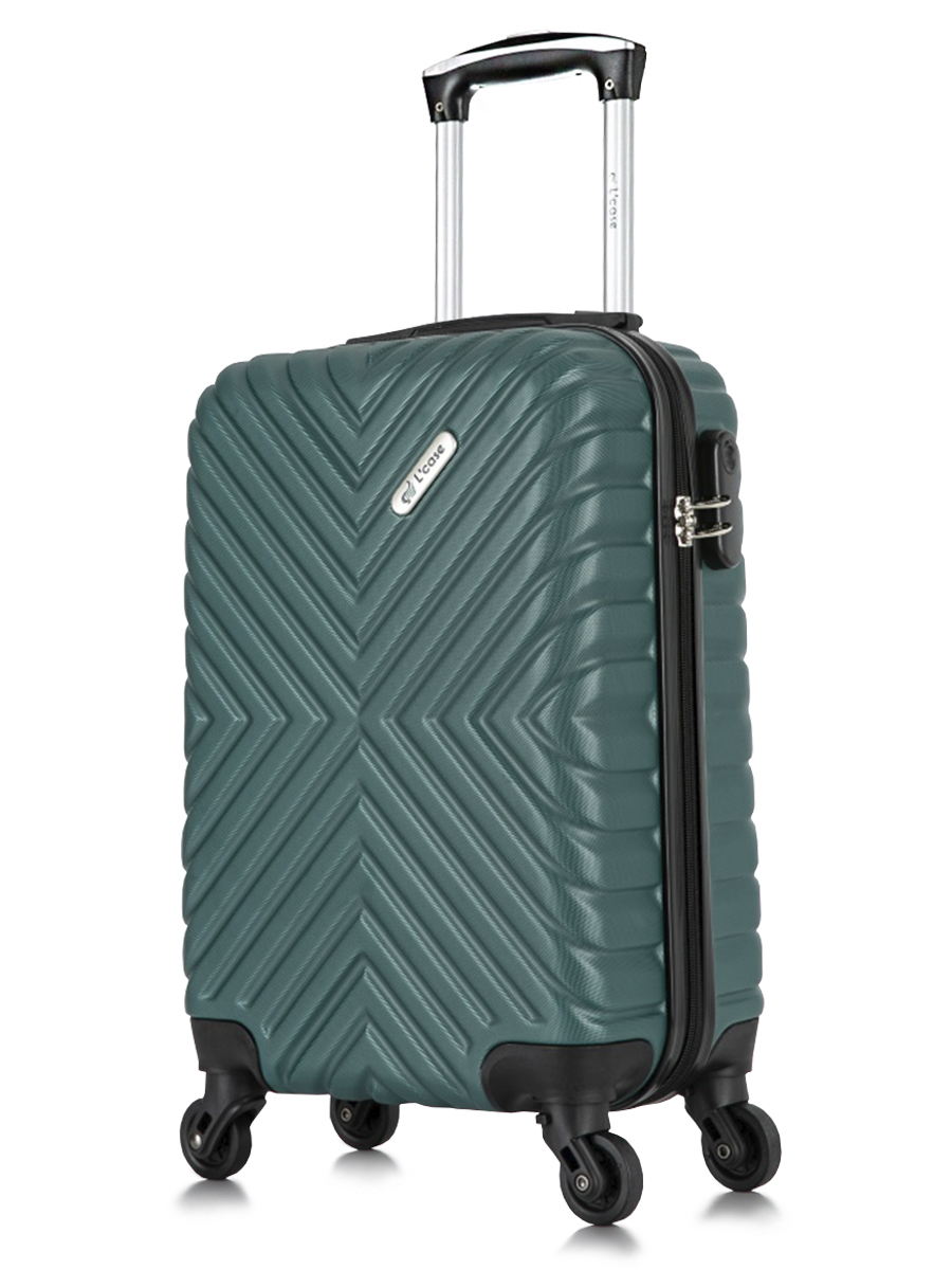 

Чемодан унисекс L'Case New-Delhi темно-зеленый, 52х32х18 см, New-Delhi