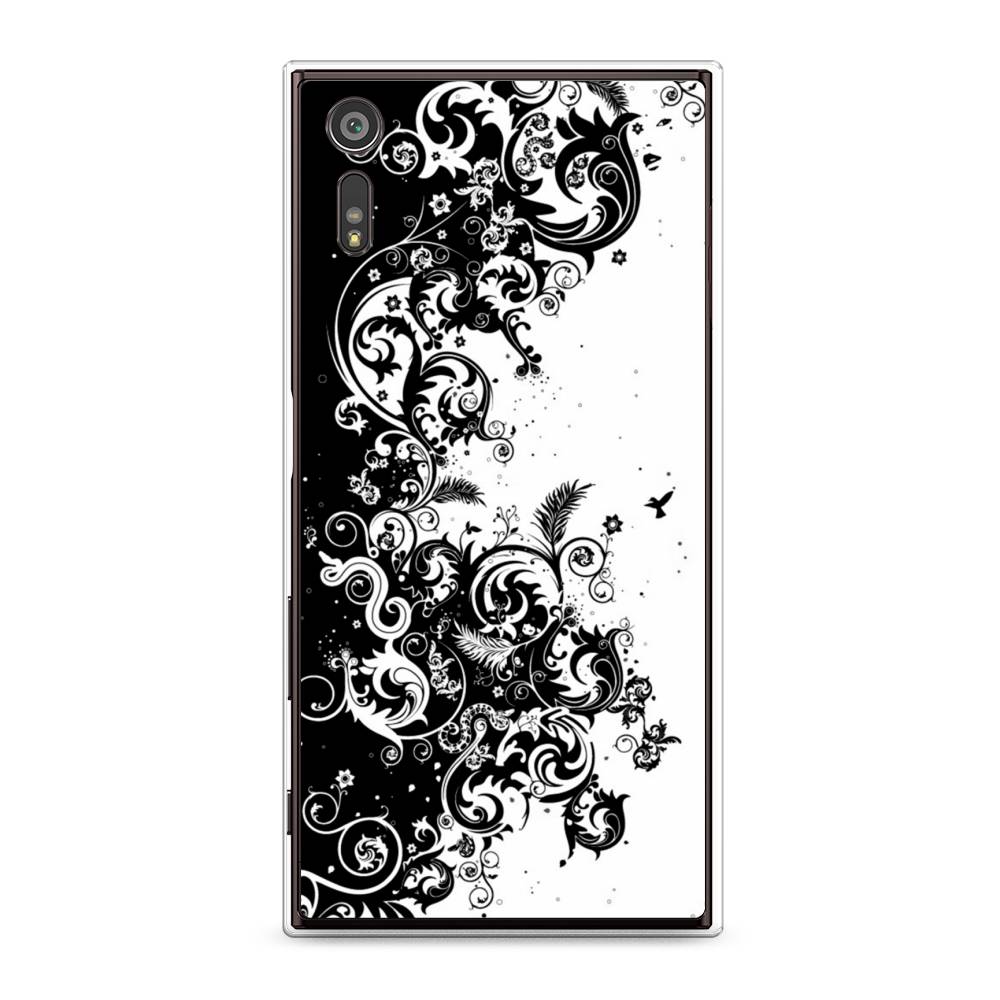 

Чехол для Sony Xperia XZ "Черно белый узор", Белый;черный;серый, 51450-3