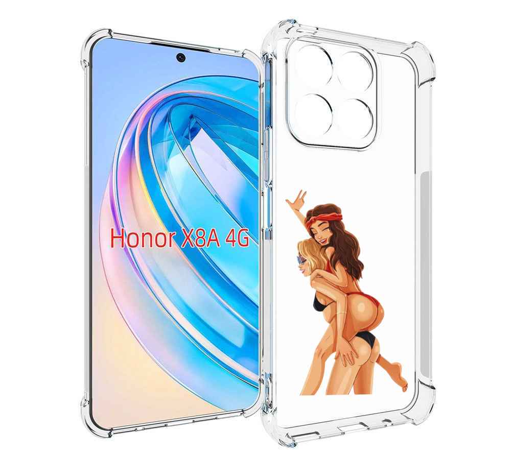 

Чехол MyPads две-подружки-в-купальниках женский для Honor X8a, Tocco