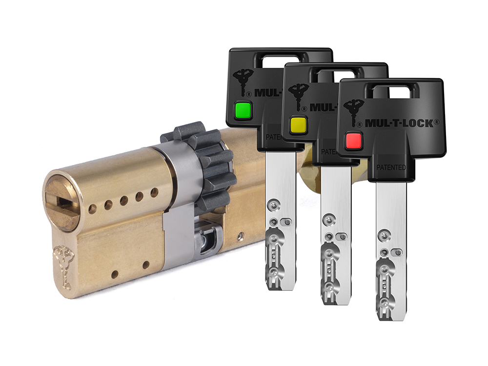 

Цилиндр Mul-t-Lock MTL600 Светофор ключ-вертушка (размер 40х50 мм) - Латунь, Шестеренка, Золотистый