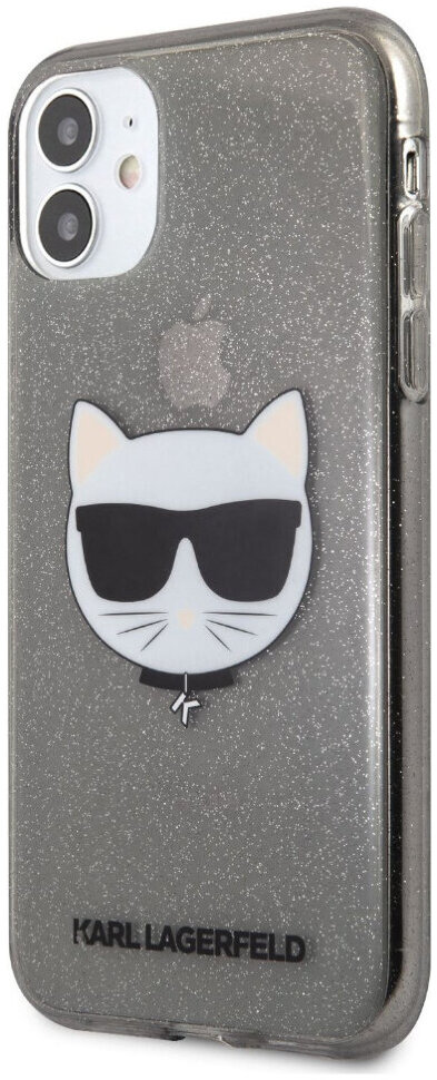 фото Чехол cg mobile karl lagerfeld tpu glitters choupette hard для iphone 11 черный