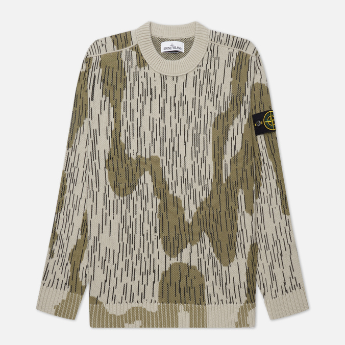 

Джемпер мужской Stone Island 7515575D5 бежевый S, 7515575D5