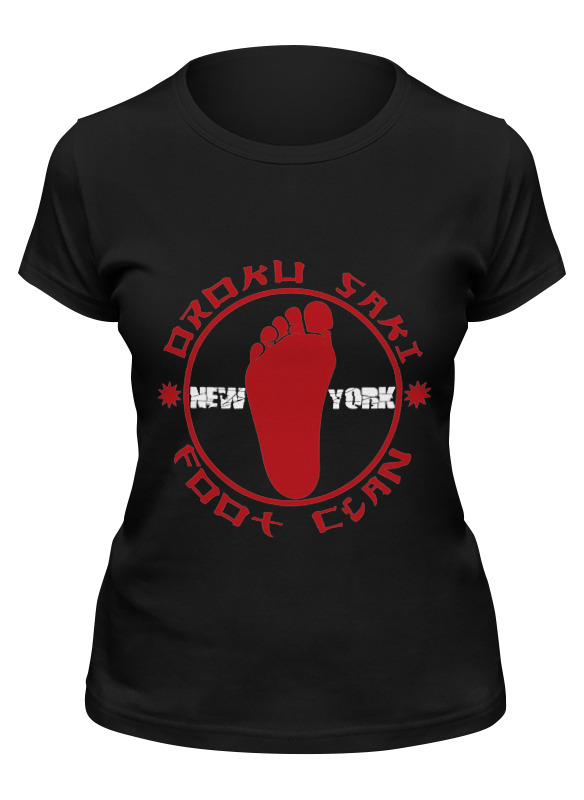 

Футболка женская Printio Foot clan черная XL, Черный, Foot clan