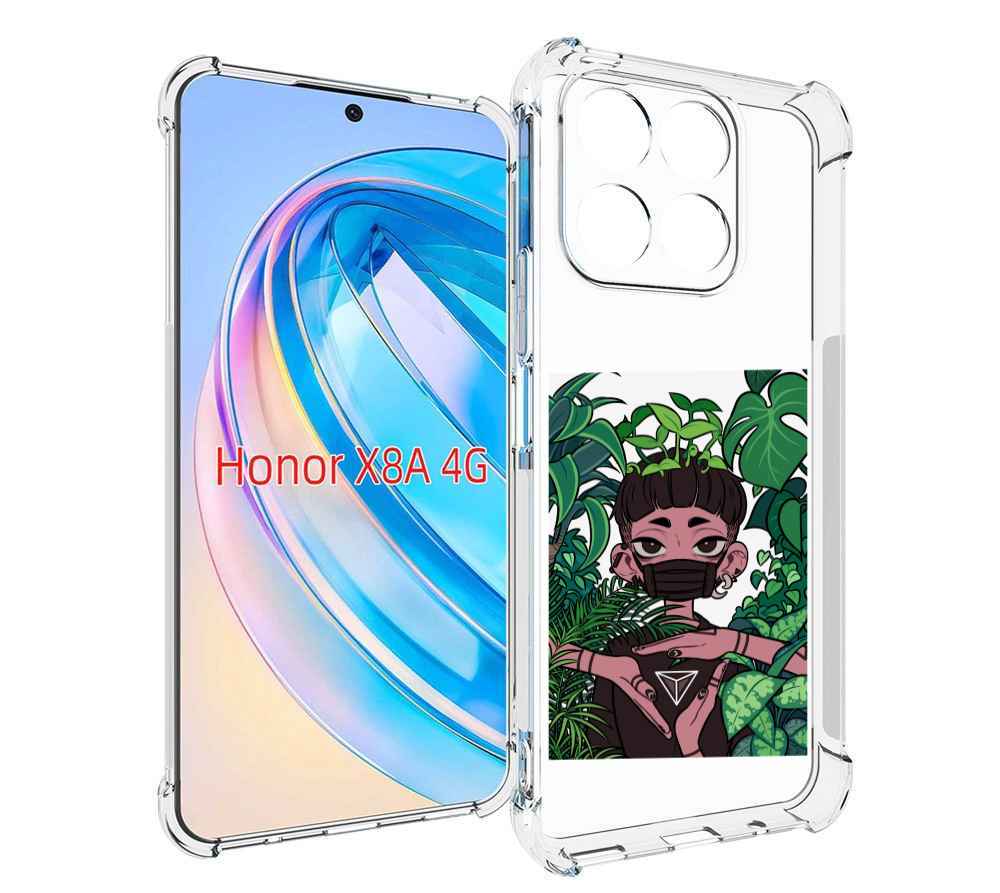 

Чехол MyPads девушка в природе женский для Honor X8a, Tocco