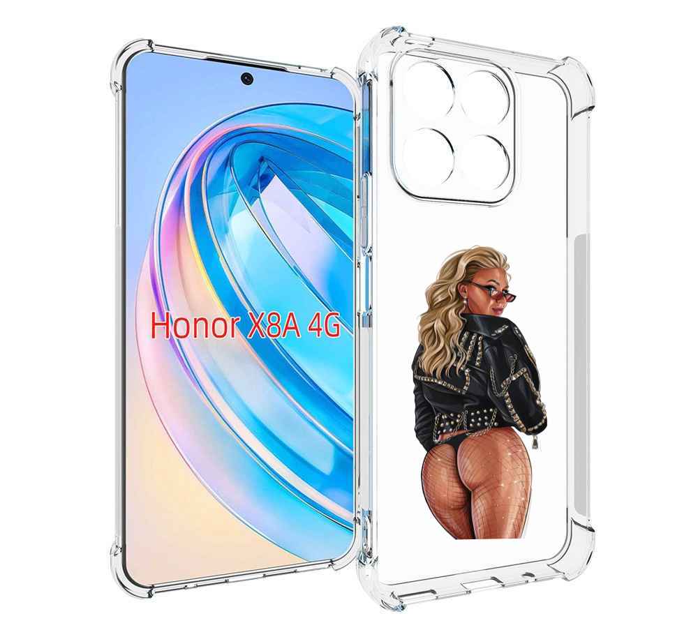 

Чехол MyPads девушка в чулках полуголая женский для Honor X8a, Tocco