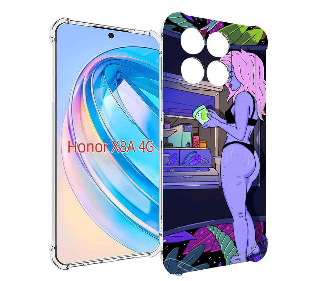 

Чехол MyPads девушка любит покушать женский для Honor X8a, Tocco