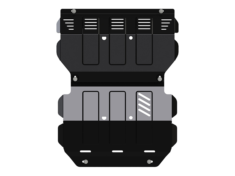 

Защита картера и радиатора Sheriff для Мицубиси Паджеро Спорт 3 2016-2022, сталь 3мм