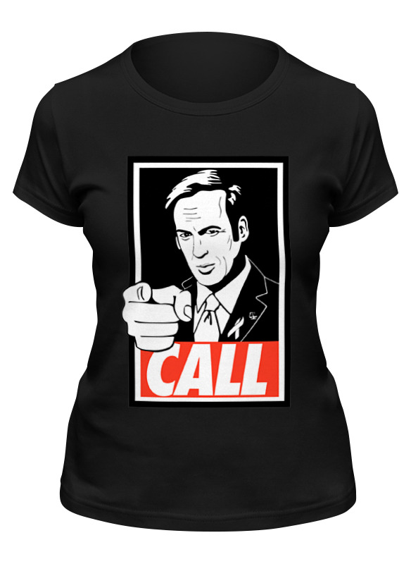 

Футболка женская Printio Call saul черная XL, Черный, Call saul