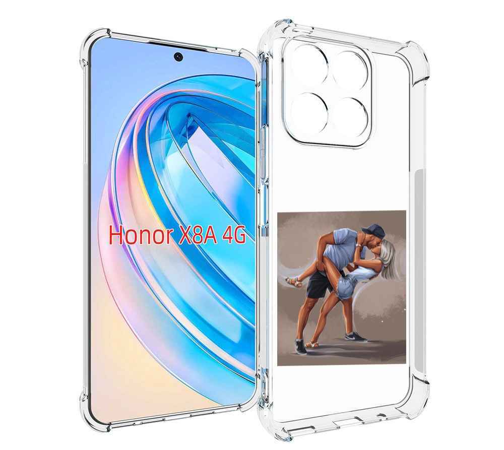 

Чехол MyPads девушка с парнем танцуют женский для Honor X8a, Tocco