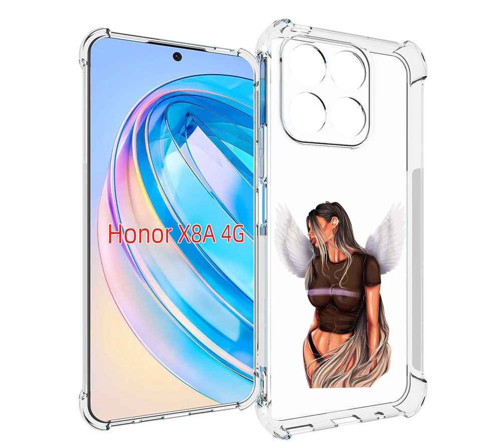

Чехол MyPads девушка-ангел-с-крыльями женский для Honor X8a, Tocco