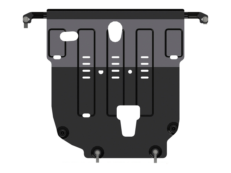 фото Защита картера и кпп sheriff для киа рио х-лайн 2017-2020, №1, сталь 1,8мм, 11.3322-2