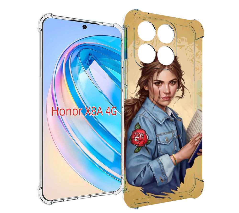

Чехол MyPads девушка-в-бежевом-фоне для Honor X8a, Tocco