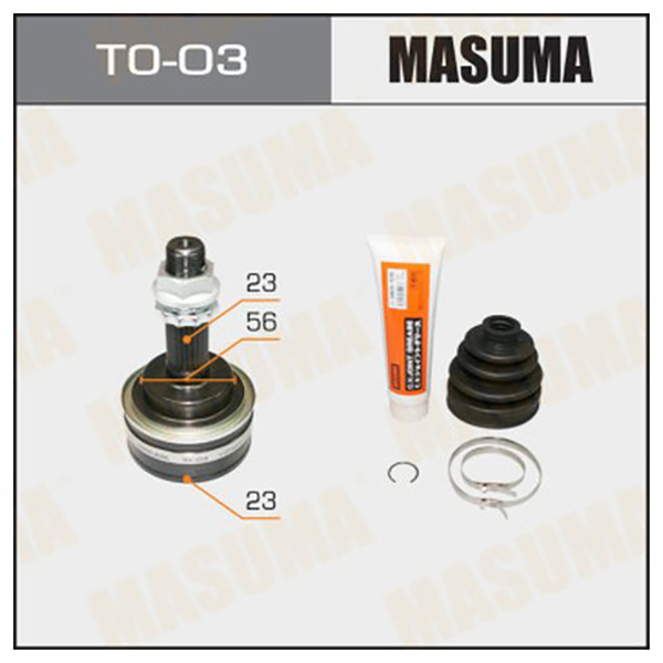 

ШРУС Toyota Starlet 89>99 Masuma TO03