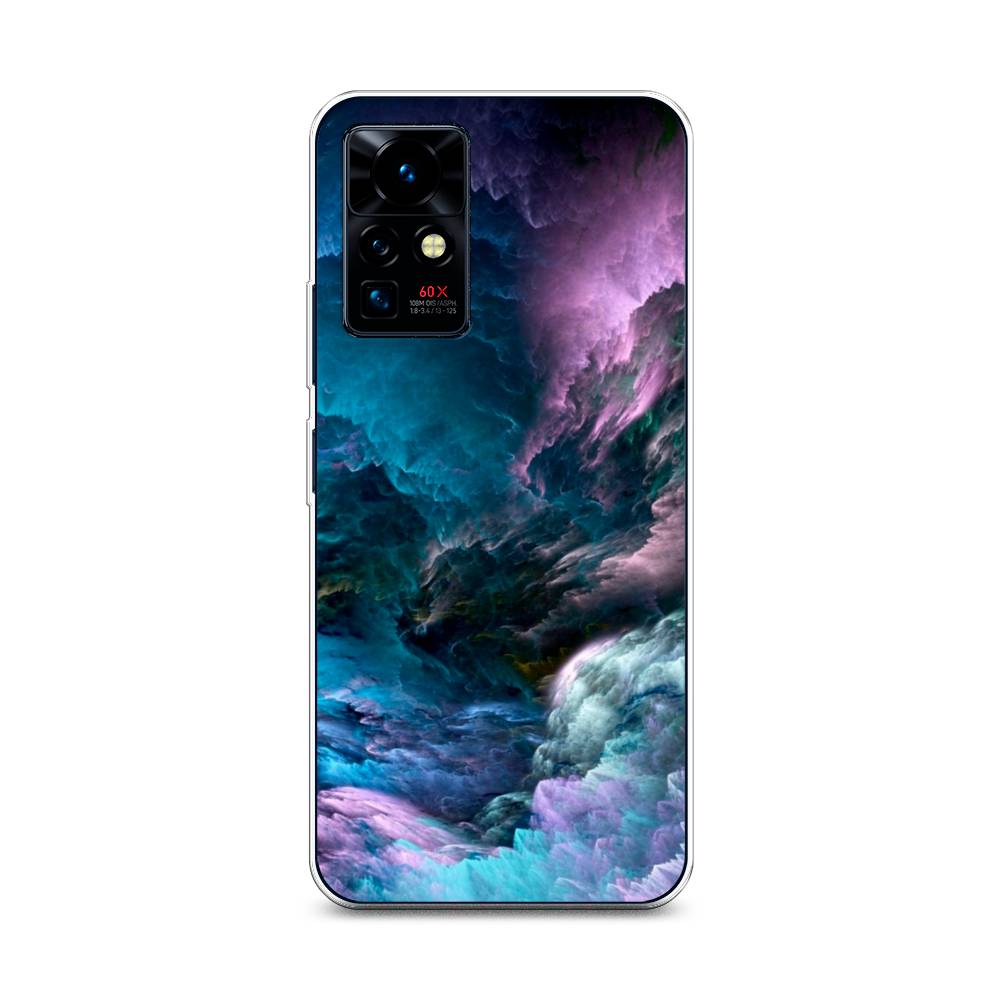 

Чехол на Infinix Zero X Pro "Загадочное небо", Синий;фиолетовый, 3101150-2