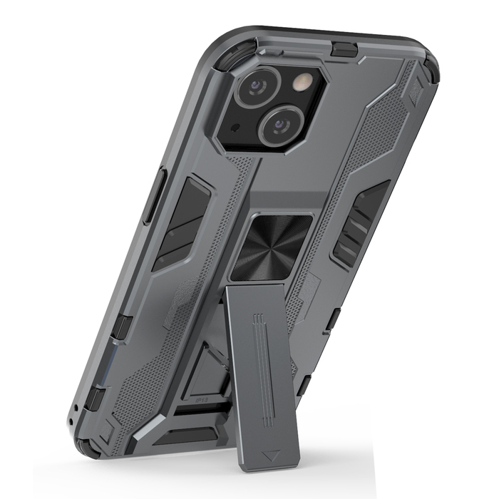 

Противоударный чехол KNIGHT Case для iPhone 13 (серый)