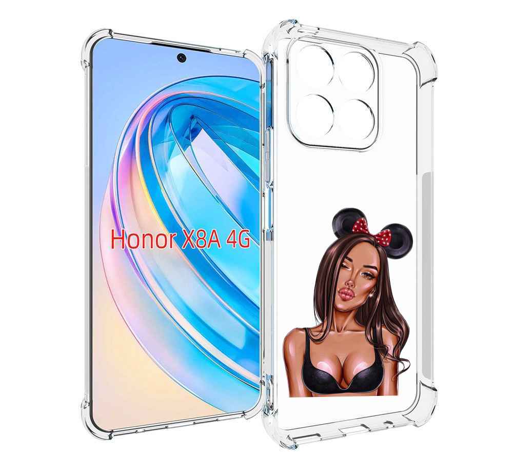 

Чехол MyPads девушка-в-купальнике-с-ушками женский для Honor X8a, Tocco
