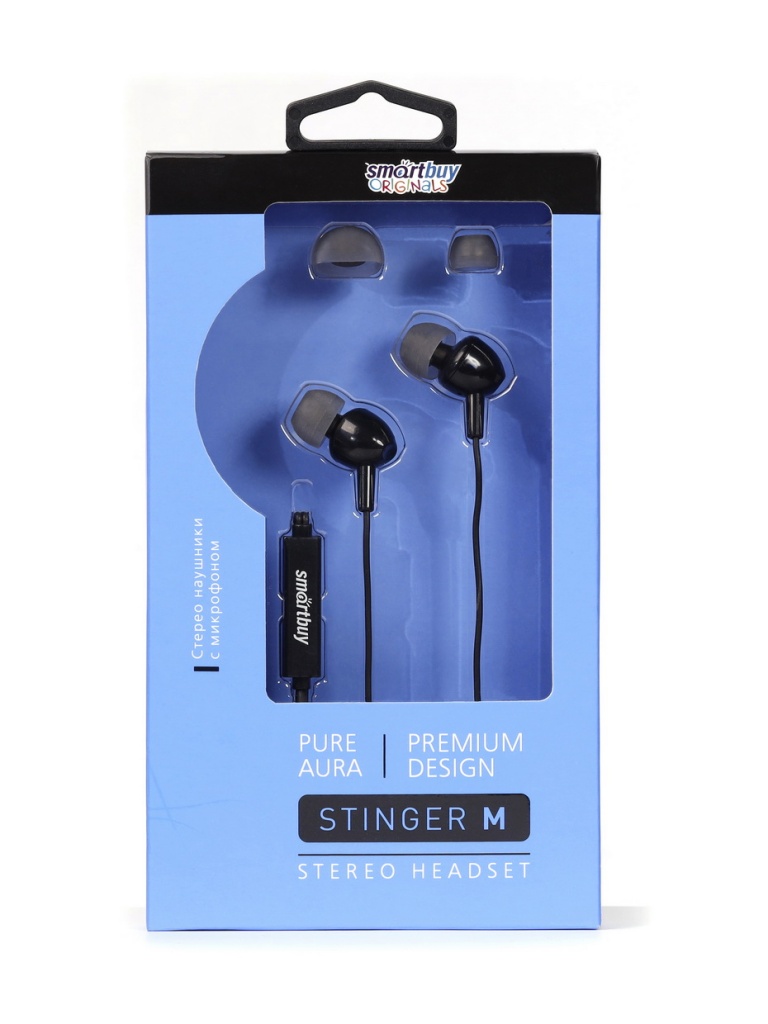 фото Наушники smartbuy stinger m black