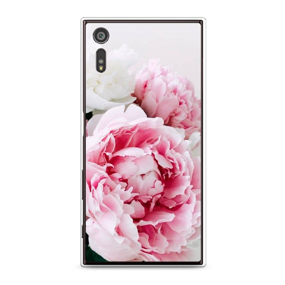 

Чехол для Sony Xperia XZ "Розовые и белые пионы", Розовый;белый, 51450-2