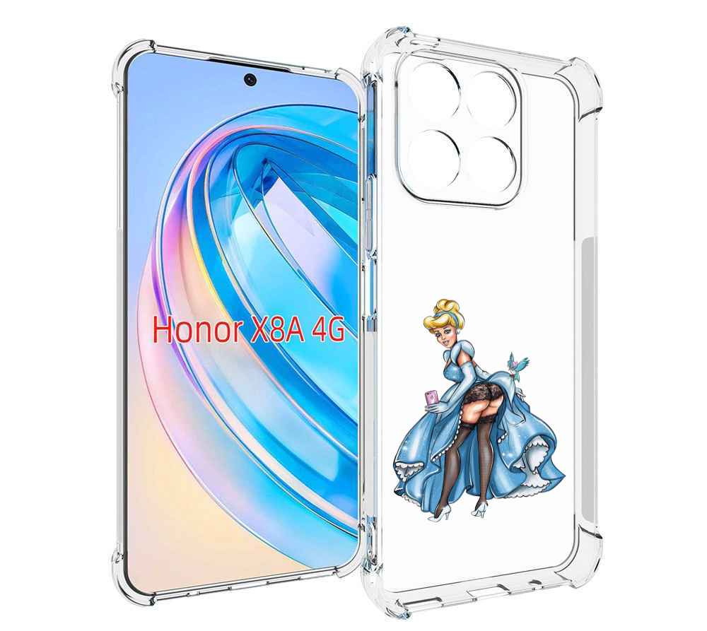 

Чехол MyPads девушка-в-платье-красивая женский для Honor X8a, Tocco