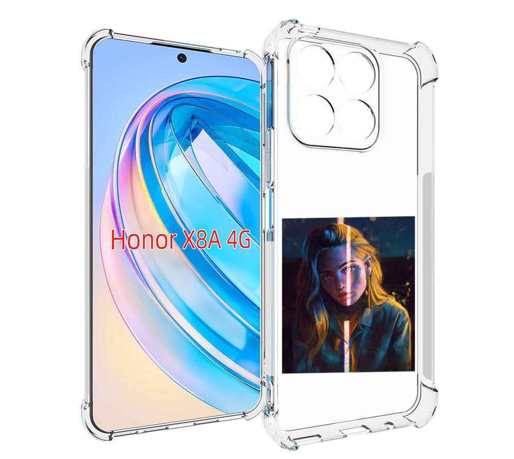 

Чехол MyPads девушка-в-тени для Honor X8a, Tocco