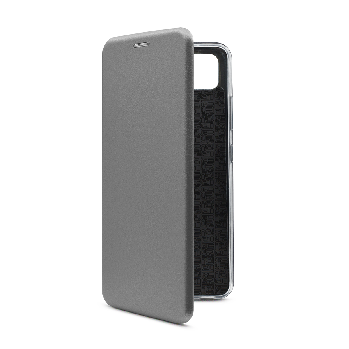 

Чехол-книжка из кожи PU на Xiaomi Redmi 9C серый, FLPU390