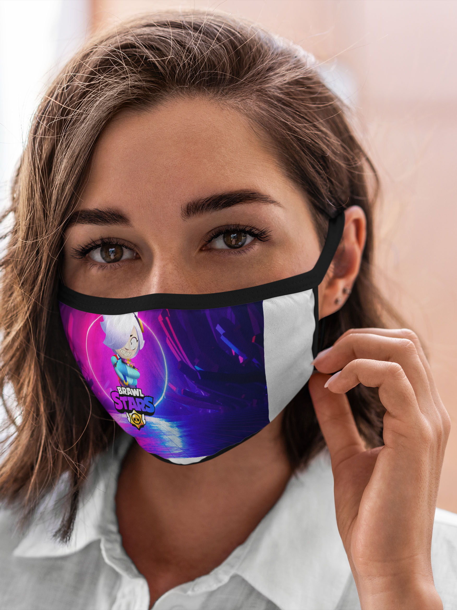 

Многоразовая маска унисекс Burnettie Brawl Stars Colette, Разноцветный, Brawl Stars Colette