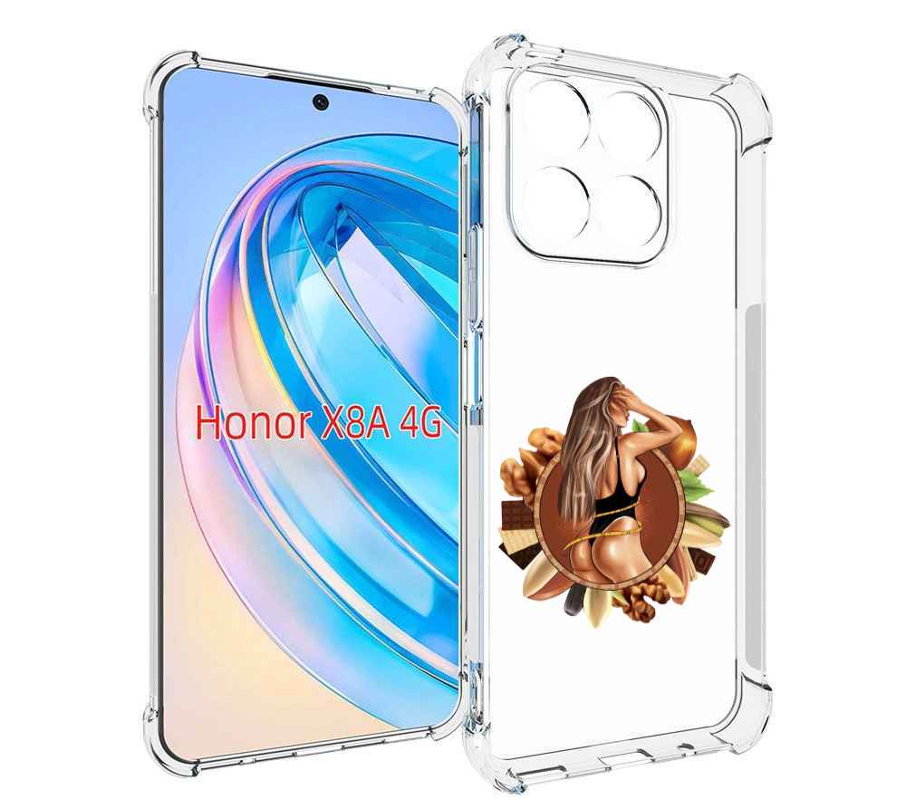 

Чехол MyPads девушка-в-черном-купальнике женский для Honor X8a, Tocco